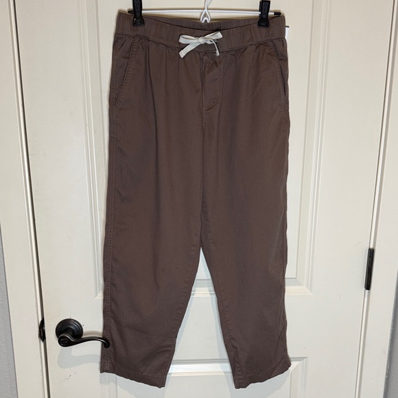 Pact Pants - Pact Brown Ankle Pants
